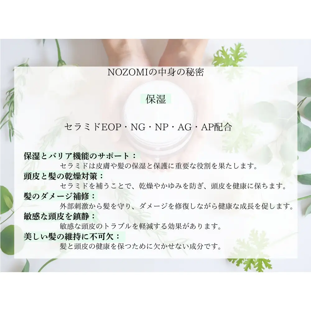 【福岡市内製造】NOZOMIボタニカルシャンプー 400ml（4本セット）