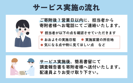 （岐阜県下呂市）空き家等調査サービス  1回 空き家 空き家管理 見回り 空き家見回り【117-1】