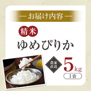 特Aゆめぴりか精米5kg(5kg×1袋) 令和7年産 | ゆめぴりか_05292