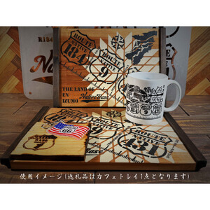 出雲縁結びカフェトレイ