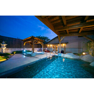 【全12回土日利用可】湯野温泉　芳山園　入浴券(10,000円分)