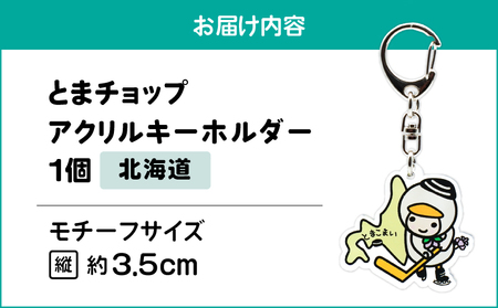 アクリルキーホルダー （ 北海道 ） T042-018-01 雑貨