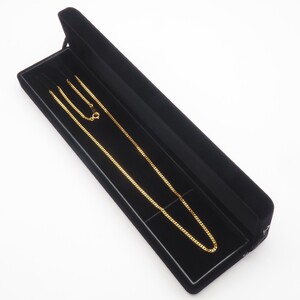 K24 2面シングル喜平ネックレス10g 造幣局検定マーク入り　HO-000131