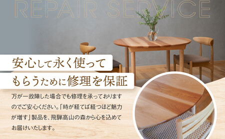 【高島屋選定品】Egret丸テーブル | 飛騨の家具 簡単組立 インテリア  ウッド おしゃれ 木製 丸テーブル 飛騨高山【オークヴィレッジ】ATOV020