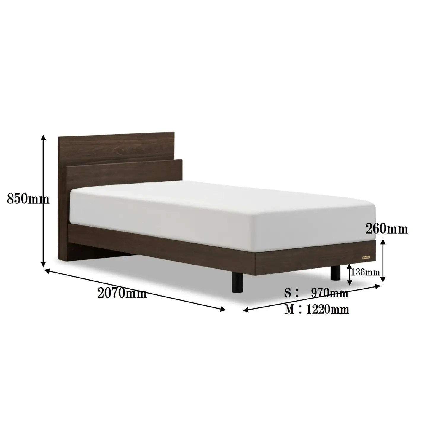 フランスベッド エルダ02C 脚付きタイプ シングル フレームのみ