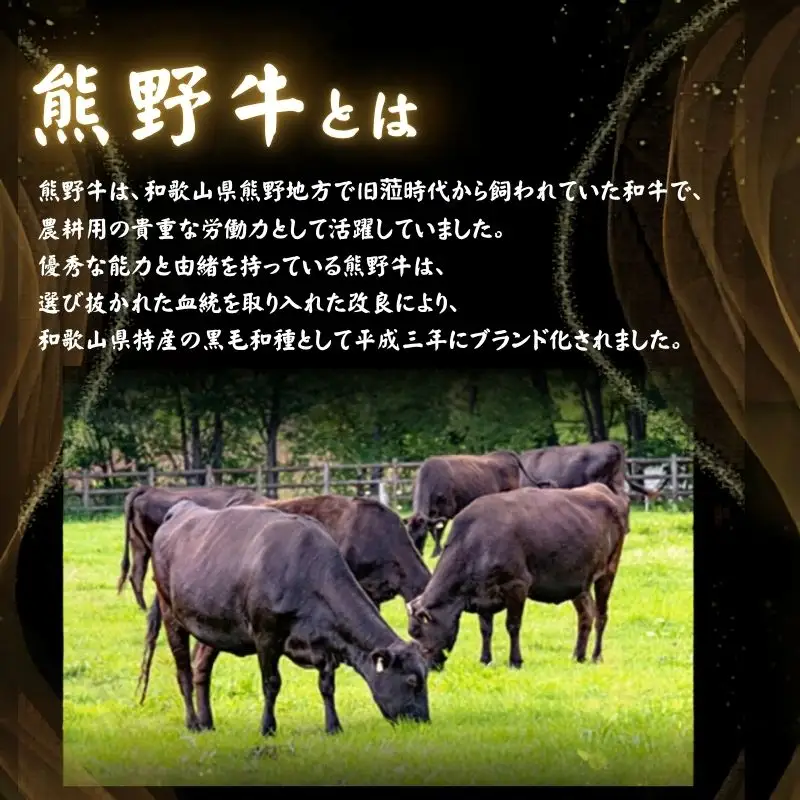 3カ月定期便 熊野牛 ステーキ3部位 4人で味わう 食べ比べ定期便【hcy017-tk】