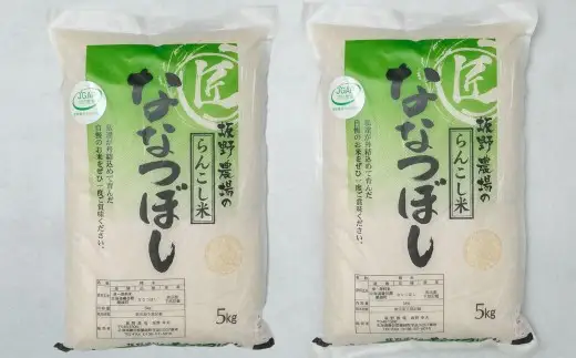 令和7年産 らんこし米 ななつぼし10kg（5kg×2）