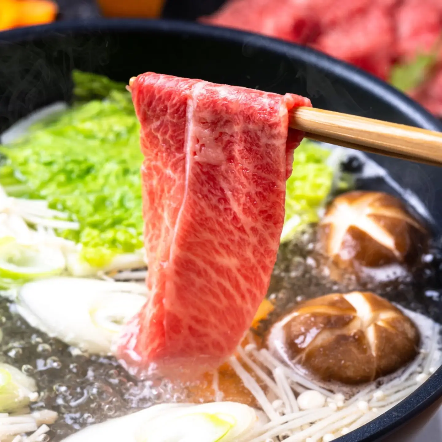 艶さし！贅沢【A4～A5】佐賀牛しゃぶしゃぶすき焼き用（肩ロース肉・肩バラ・モモ肉）400g：B120-069