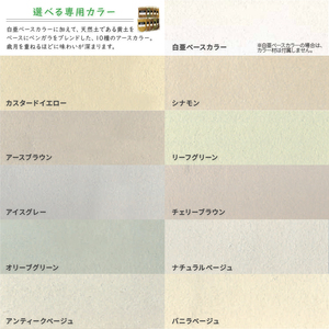 漆喰 自然派しっくい 白亜 DIY用 バニラベージュ 20kg[16平方メートル塗り] | 簡単 練り済み しっくい 珪藻土 自然素材 リノベ リフォーム 南国市