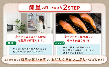 【訳あり】アトランティックサーモン 塩切身 小分け包装【1kg】_T010-1691