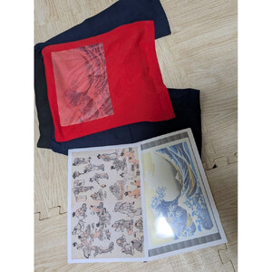 迎春！あったか、みんなにやさしい赤いふんどし！商品名「エミューL」（青色）　