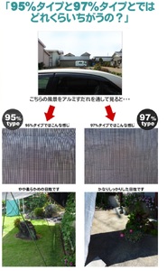 1204 日よけ 遮光率95% アルミすだれ 上下棒通しタイプ C1 巾176cm×丈2m ハトメ5×5