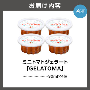 トマト農家が作ったトマトのジェラート「GELATOMA」4個 | とまと 野菜 フルーツ アイス 北海道 石狩市