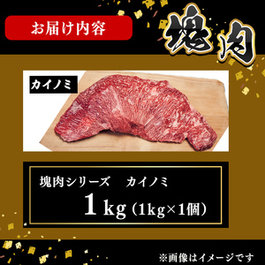 塊肉シリーズ カイノミ 計1kg(1kg×1個) h35-001
