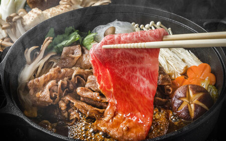 【冷蔵配送】 近江牛 モモ すき焼き用 500g / 牛肉 すき焼き A4 肉 赤身 黒毛和牛 和牛 すきやき 滋賀県 / 栗東市 / Mio's Meatshop 【配送不可：北海道・青森・秋田・岩手・沖縄・離島】[BICF005]