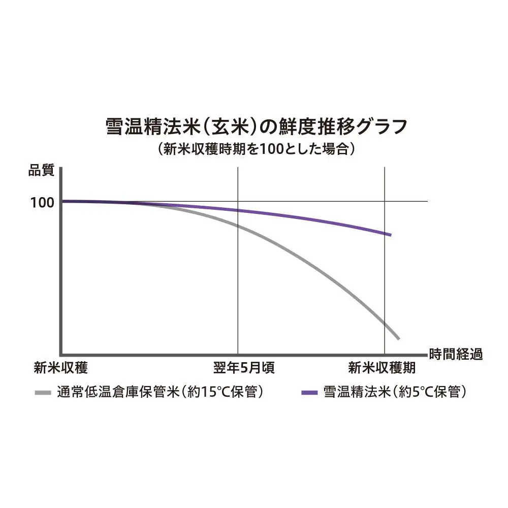 【頒布会】雪温精法　新潟県産つきあかり2kg×2袋　全3回