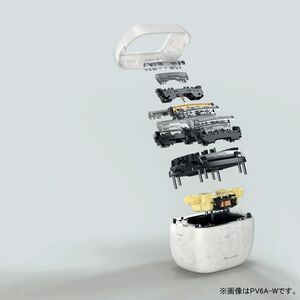 パナソニック シェーバー ラムダッシュパームイン ES-PV6A-K 5枚刃 マーブルブラック ハイグレードモデル電気シェーバー