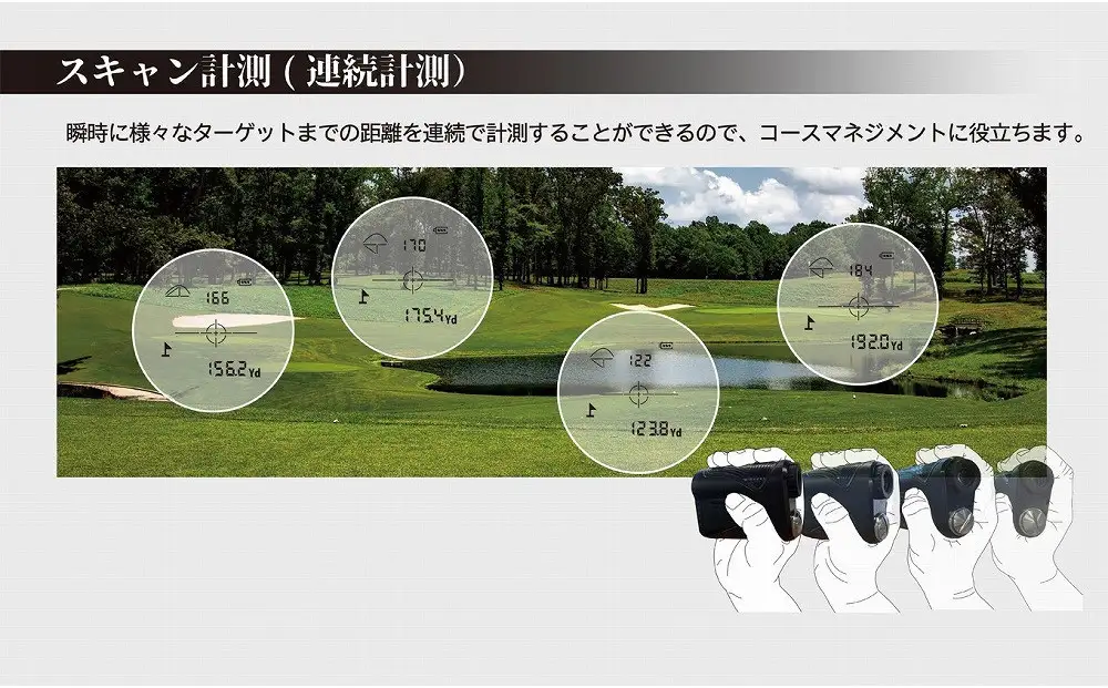 【訳あり】ショットナビ レーザースナイパーX1 Fit2 1000 カラー：ブラック