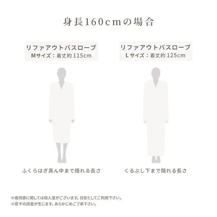 リファバスローブM・バスタオル・ヘアフェイスタオル2枚セット