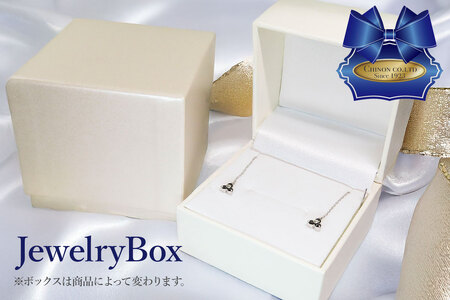 ピアス K18PG　ブラックダイヤモンドアメリカンピアス　CS-709 ジュエリー