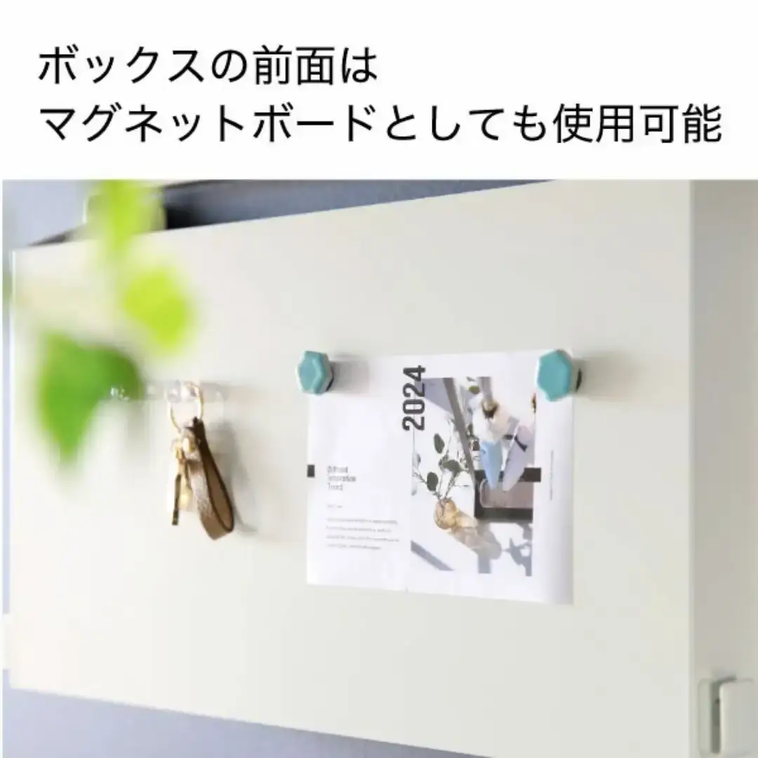 壁掛けハンガーボックス ホワイト SE-250 日本製 燕三条 玄関収納 レイン コート 川口工器