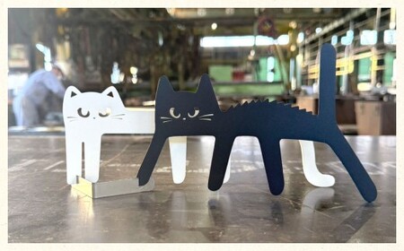 にゃんストッパー 【ブラック】 ストッパー ブックストッパー 猫型 本 便利グッズ 福岡県 北九州市