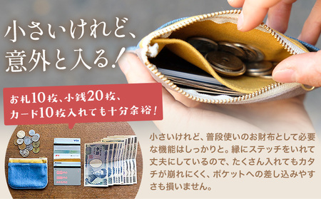 ミニ財布 キャメル 財布