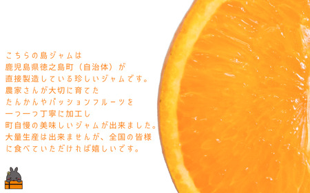 徳之島のしあわせ島ジャム 200g×2瓶（たんかん＆パッション）( ジャム パン フルーツ たんかんジャム たんかん タンカン パッションフルーツ 果物 徳之島 奄美 鹿児島 美農里館 )