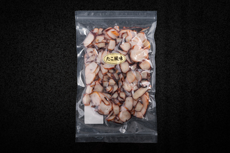 【定期便全３回】たこ風味 ４００ｇ【寄附翌月から発送 ２カ月毎にお届け】計１２００ｇ　燻製いか足 スライス おつまみ HOKAG033