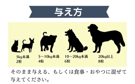 ペット用 サプリメント 【サメダッシュ！】 180粒 ペット用 エイジングケア スクアレン 99％以上配合 サプリ 千葉県銚子市