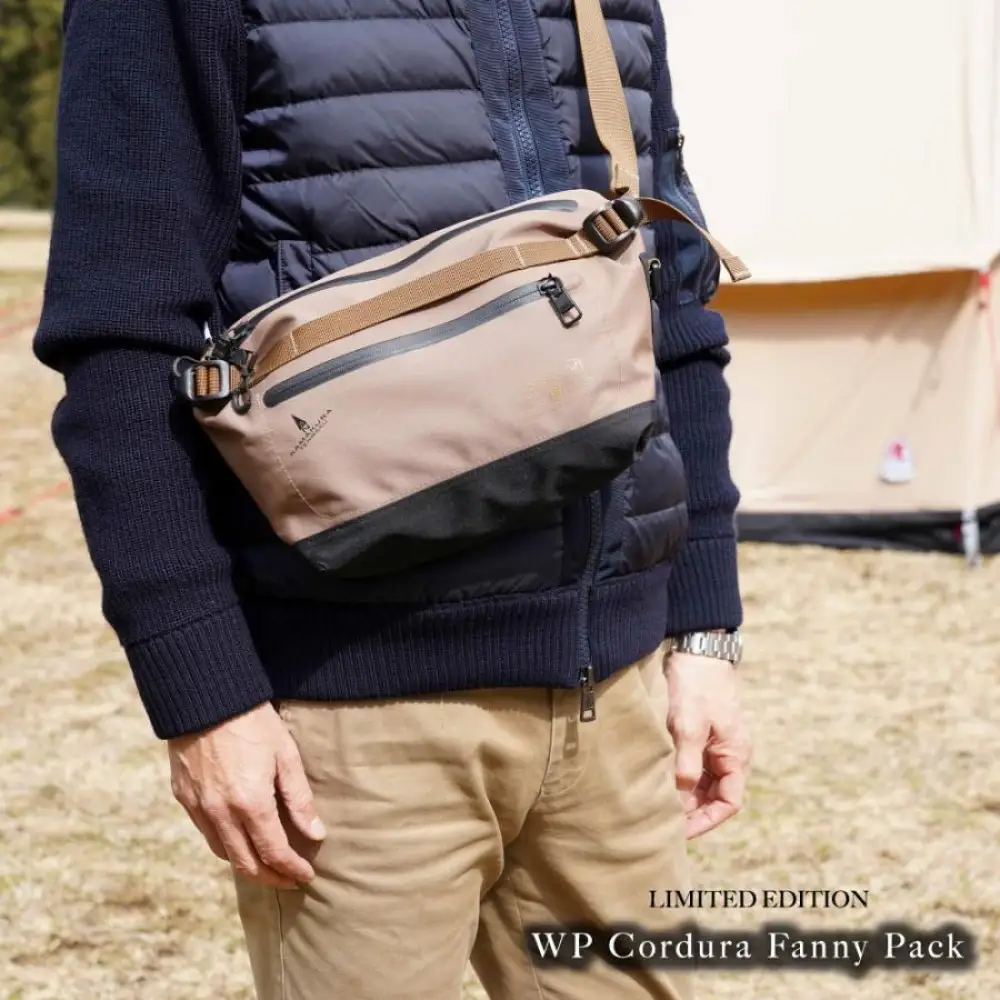 【鎌倉天幕】× AS2OV WP Cordura Fanny Pack 3レイヤー・透湿防水Cordura ファニーパック/ボディバッグ KTM-ASFP 