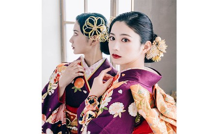 Arenca 麗華爛漫 No.8389 髪飾り かんざし 花 和装 着物 造花飾り ヘアアクセサリー フラワー 卒業式 卒園式 入園式 入学式 成人式 結婚式 東京 墨田区 金