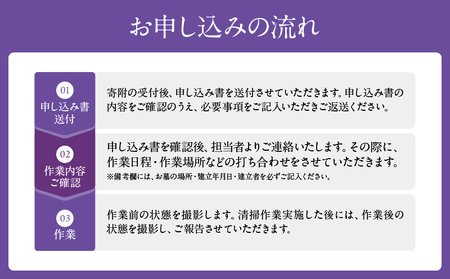お墓清掃 代行サービス 1回 掃除サービス 草取り お手入れ 除草作業_BB167-25