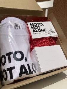 NOTO,NOT_ALONE半袖セット白 XL　wa116　半袖