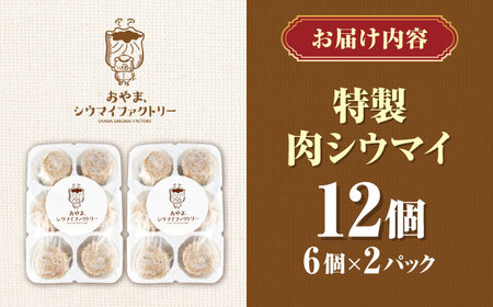 山鹿発 おやまの 手作り 特製肉シウマイ 食べ応えある肉感と秘伝のうまみ！ 豚肉 大粒 シュウマイ 特製ジャンボ焼売　計12個（6個×2pc） 【株式会社おやま食品】[ZFZ001]