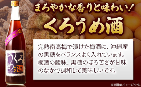 梅酒3回定期便セット 紀州完熟南高梅 すいうめ酒 くろうめ酒 720ml×各1本 3回 定期便 計3本 