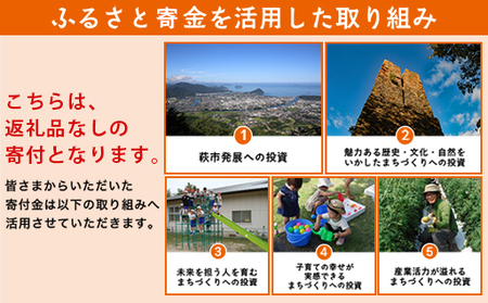 山口県萩市への応援寄付金[返礼品なし] 50,000円分