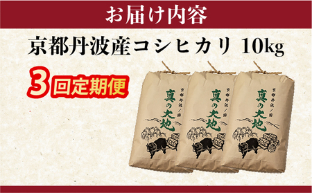 【3回定期便】令和7年産 コシヒカリ 10kg 定期便 精米 白米