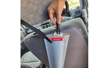 ササッと傘入れバッグ（小） 傘ケース 傘カバー 傘袋 バッグ 収納 袋 スナップボタン テント生地 日用品 ふるさと納税 高知 土佐市 こうち 返礼品【(有)カリヤテント】[BQDK001]