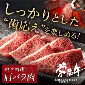 【焼くだけでレストランの味】常陸牛ハンバーグ4個＆ 常陸牛焼肉肩バラ250gセット 木箱入り肉のイイジマ（DU-155）