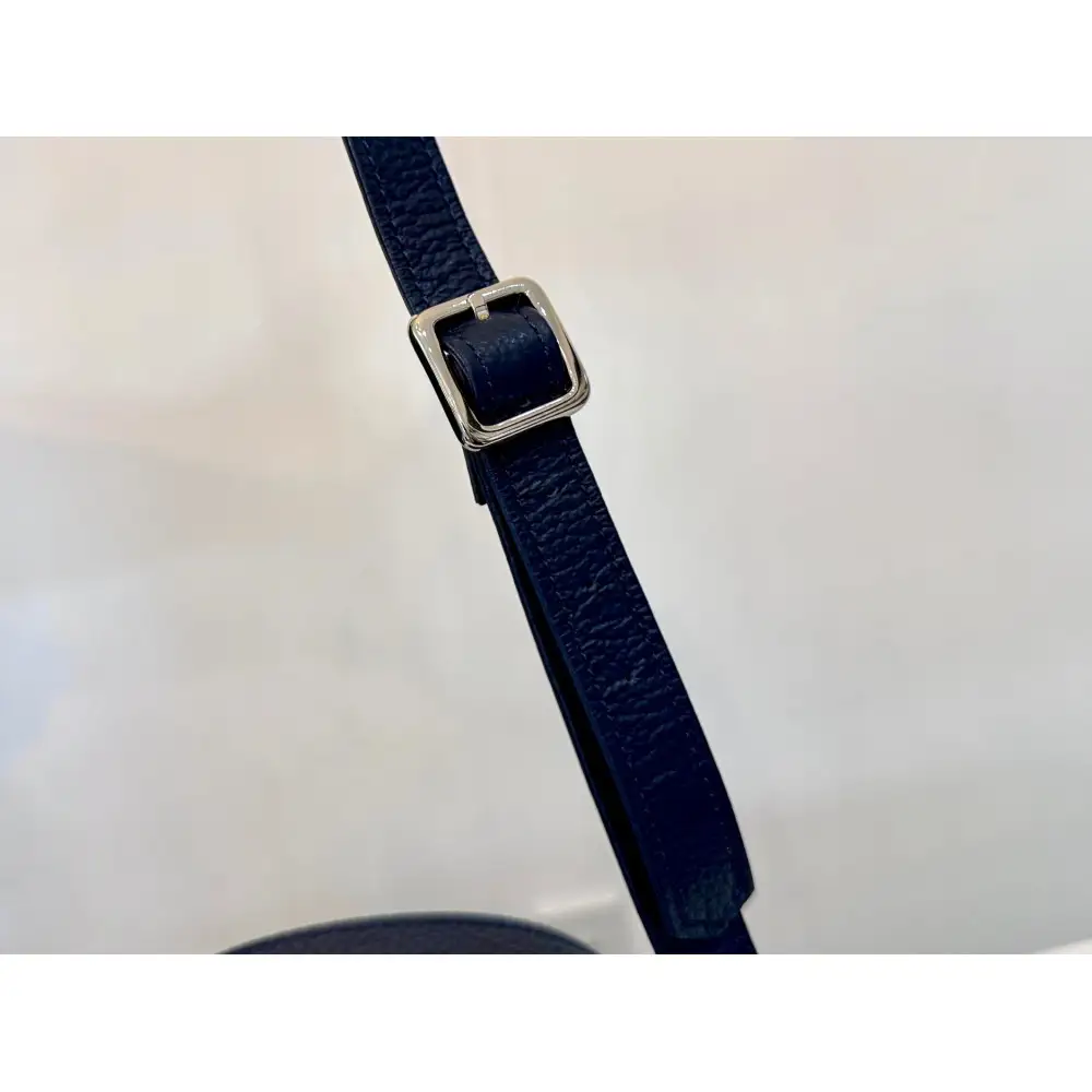 革職人が作った本革トートバッグXSシュリンク【ネイビー】