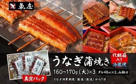 鰻の里 蒲焼(大) うなぎ ウナギ タレ 老舗 伝統 蒲焼き 真空パック 小分け 丑の日 ひつまぶし うな重 お取り寄せ グルメ プレゼント 贈答 贈り物 土用の丑の日 魚庄 埼玉県 蓮田市