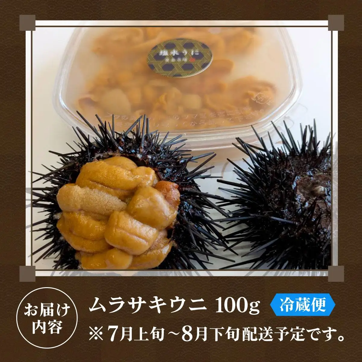 ＜先行予約＞ 北海道産 ムラサキウニ（正規品）【ogm-027】