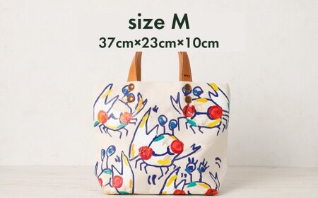【 受注生産 】 上天草高校とのコラボ返礼品 限定カラーハクセンシオマネキ totebagM トートバッグ バッグ 鞄 上天草高校 高校生 コラボ 限定カラー ハクセンシオマネキ ファッション