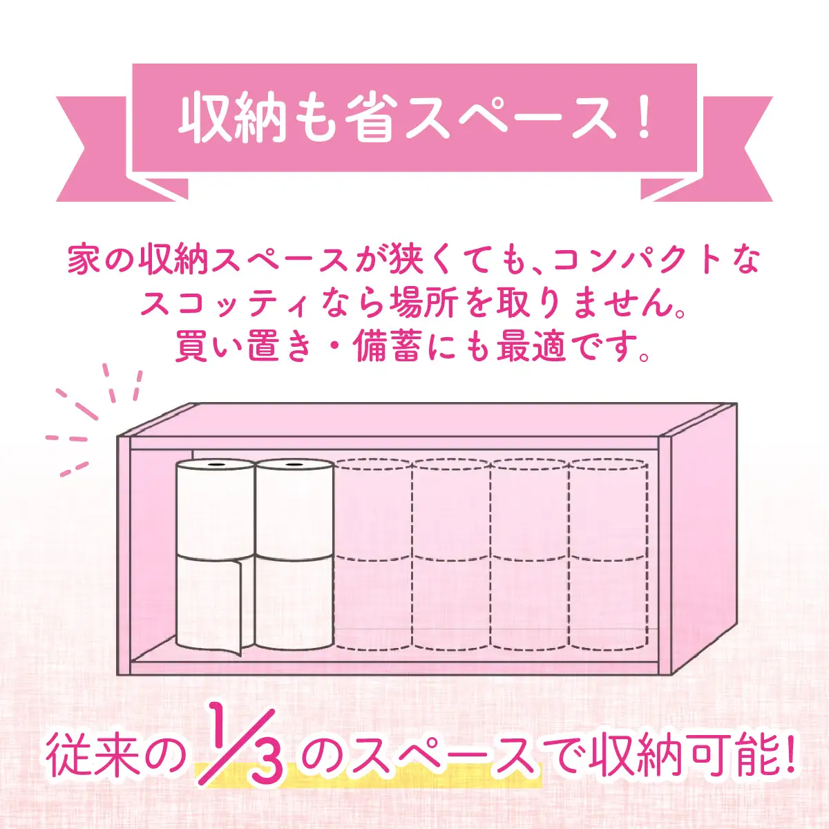 トイレットペーパー 3倍長持ち スコッティ フラワーパック 4ロール×6P 無香料