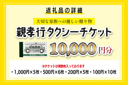 親孝行 タクシーチケット10,000円分 再耕庵タクシー |ふるさと納税 [有効期限2年間]タクシー券 利用券 観光タクシー 親孝行 通院 買い物 移動 支援 佐賀県 鹿島市 送料無料E-182