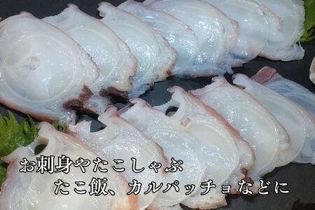 冷凍ゆでだこ（足）　900g以上【たこ　蛸　タコ　タコ足　たこ脚　マダコ　真蛸　まだこ　刺身　刺し身　ボイル　簡単　便利　冷凍　茹で　国産　太平洋産　無添加　北海道産】(0111)