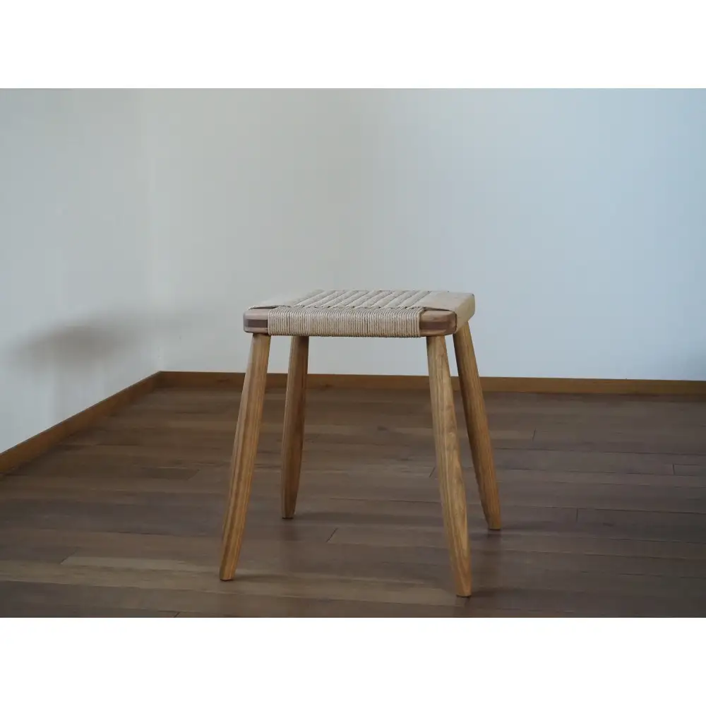 ペーパーコードスツール 1脚 スタッキング可 国産材【UMEBACHI FURNITURE】
