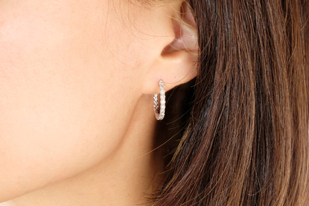 PT900　天然ダイヤモンド　ピアス　1.0ct【P17783A】
