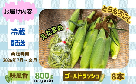 とうもろこし・枝豆セット 木内ファーム_とうもろこし Ca-005